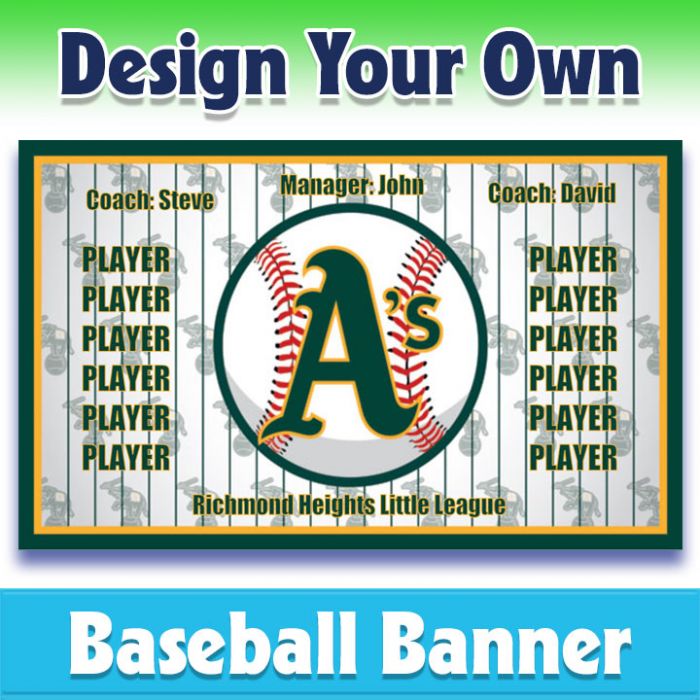 Customize Your Own Baseball Banners (Game Schedule Template)