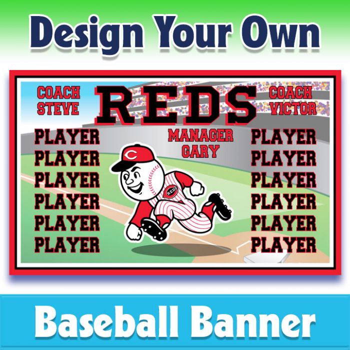 Reds Baseball Banners