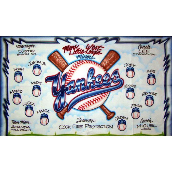Airbrush New York Yankees Banner – Airbrush Brothers