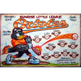 Angry Oriole Poster