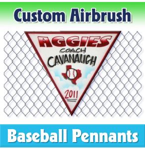 Aggies Baseball-1001 - Airbrush Pennant
