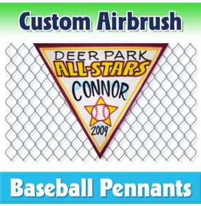 All Stars Baseball-1003 - Airbrush Pennant