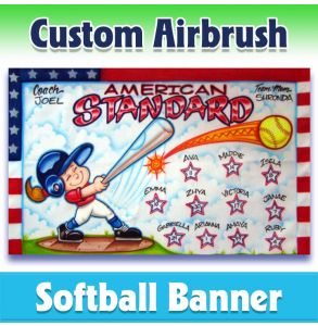American Standard Softball-2001 - Airbrush 