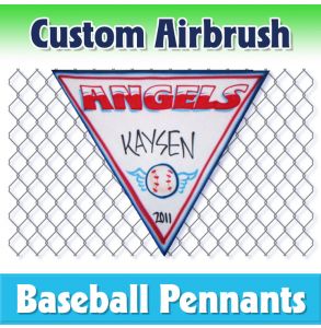 Angels Baseball-1001 - Airbrush Pennant