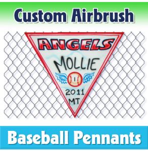 Angels Baseball-1003 - Airbrush Pennant