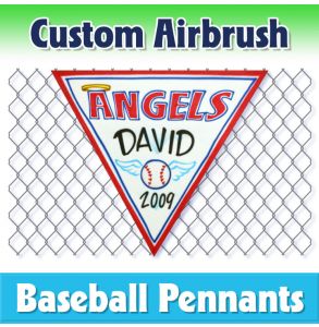 Angels Baseball-1004 - Airbrush Pennant
