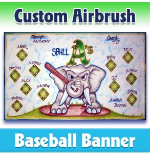 Athletics Baseball-1026 - Airbrush 