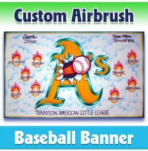 Athletics Baseball-1028 - Airbrush 
