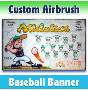 Athletics Baseball-1029 - Airbrush 