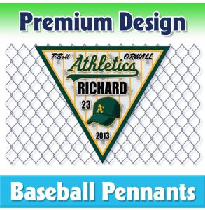 Athletics Baseball-1002 - Digital Pennant