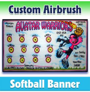 Avatar Warriors Softball-2001 - Airbrush 