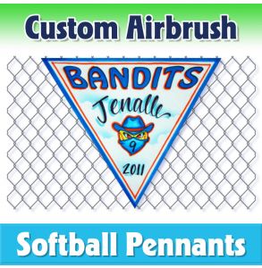 Bandits Softball-2003 - Airbrush Pennant