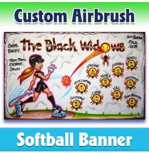Black Widows Softball-2001 - Airbrush 