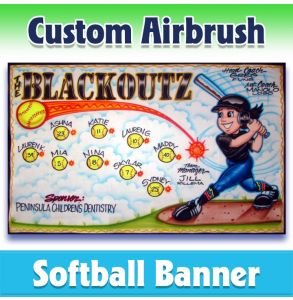Blackouts Softball-2001 - Airbrush 