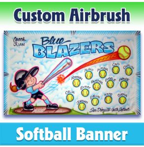 Blazers Softball-2002 - Airbrush 