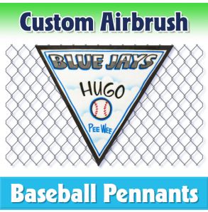 Blue Jays Baseball-1001 - Airbrush Pennant