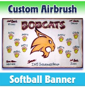 Bobcats Softball-2001 - Airbrush 
