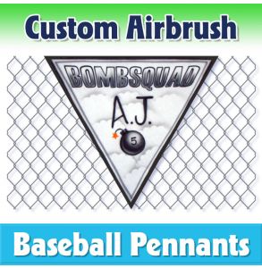 Bombsquad Baseball-1001 - Airbrush Pennant
