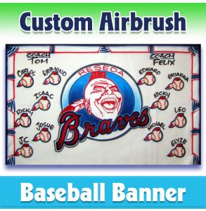 Braves Baseball-1007 - Airbrush 