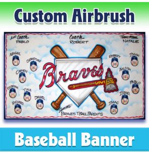 Braves Baseball-1010 - Airbrush 