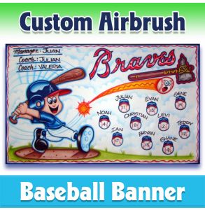 Braves Baseball-1011 - Airbrush 