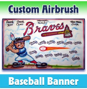 Braves Baseball-1013 - Airbrush 