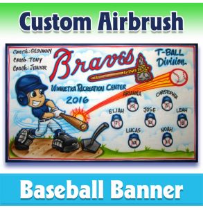 Braves Baseball-1014 - Airbrush 