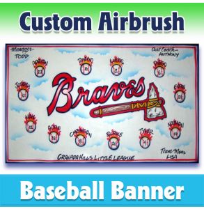 Braves Baseball-1015 - Airbrush 