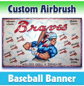 Braves Baseball-1017 - Airbrush 