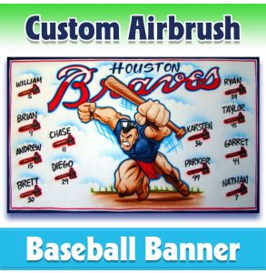 Braves Baseball-1019 - Airbrush 