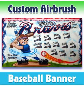 Braves Baseball-1020 - Airbrush 