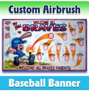 Braves Baseball-1021 - Airbrush 