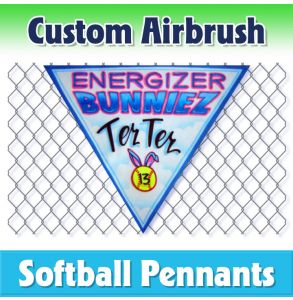 Bunnies Softball-2001 - Airbrush Pennant