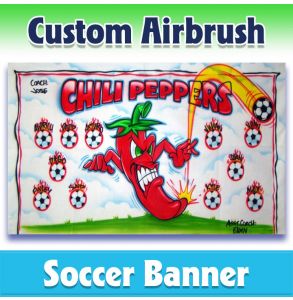 Chili Peppers Soccer-0001 - Airbrush 