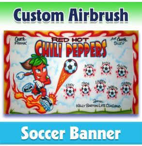 Chili Peppers Soccer-0002 - Airbrush 