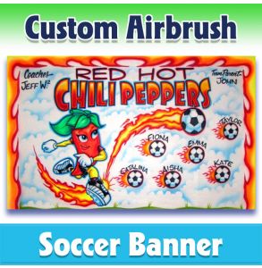 Chili Peppers Soccer-0003 - Airbrush 