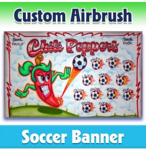 Chili Peppers Soccer-0006 - Airbrush 