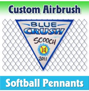 Crush Softball-2001 - Airbrush Pennant