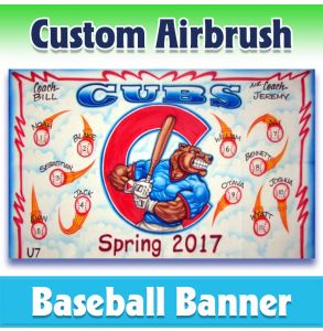 Cubs Baseball-1007 - Airbrush 