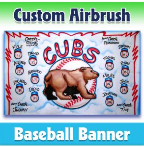 Cubs Baseball-1010 - Airbrush 