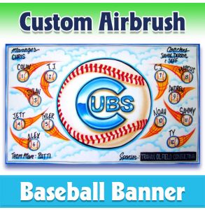 Cubs Baseball-1011 - Airbrush 