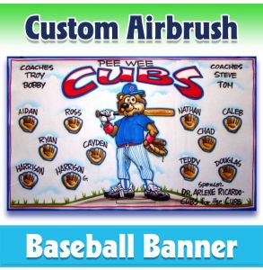 Cubs Baseball-1013 - Airbrush 