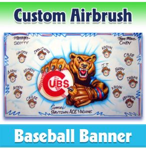 Cubs Baseball-1014 - Airbrush 