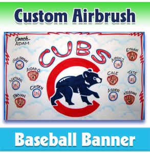 Cubs Baseball-1015 - Airbrush 