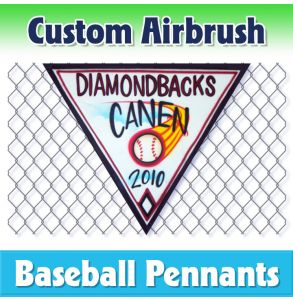 Diamondbacks Baseball-1001 - Airbrush Pennant