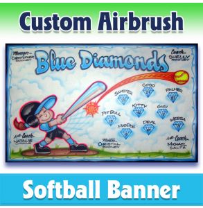 Diamonds Softball-2001 - Airbrush 