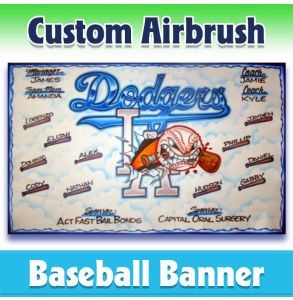 Dodgers Baseball-1010 - Airbrush 
