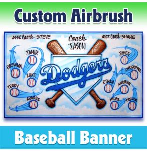 Dodgers Baseball-1012 - Airbrush 
