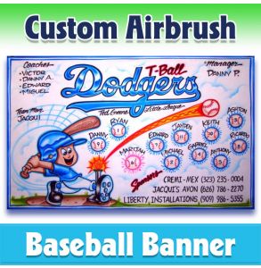 Dodgers Baseball-1013 - Airbrush 