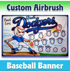 Dodgers Baseball-1014 - Airbrush 